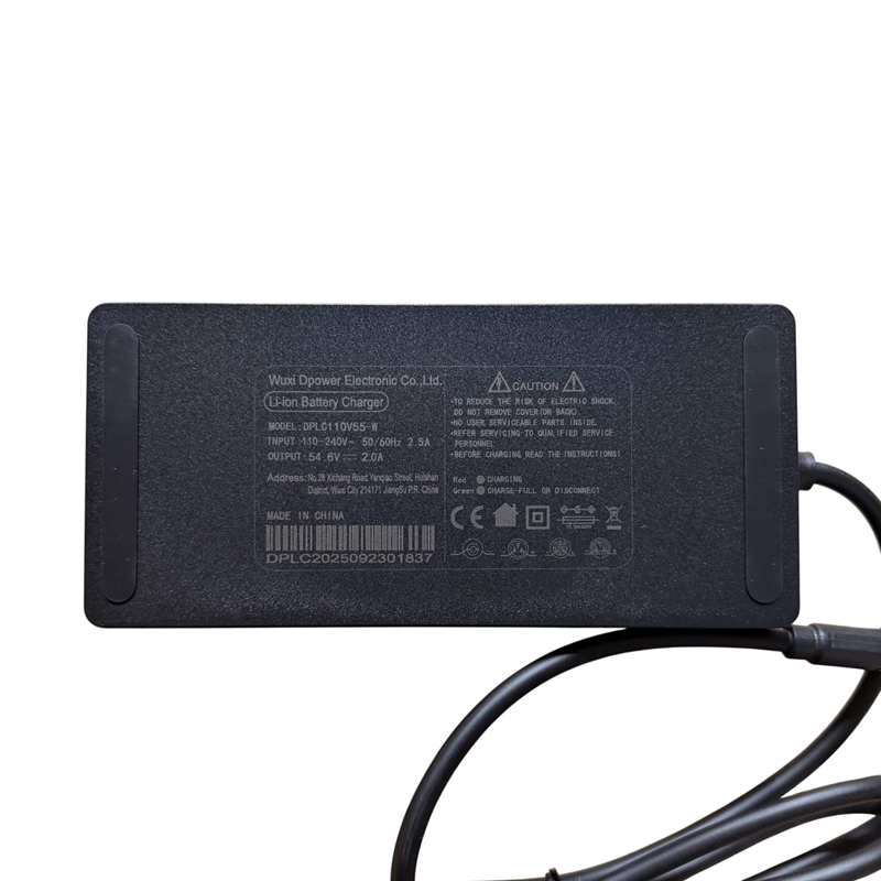 Charger (G) - 54.6V 2A Canbus - DPLC110V55-W - Balance Pro etc