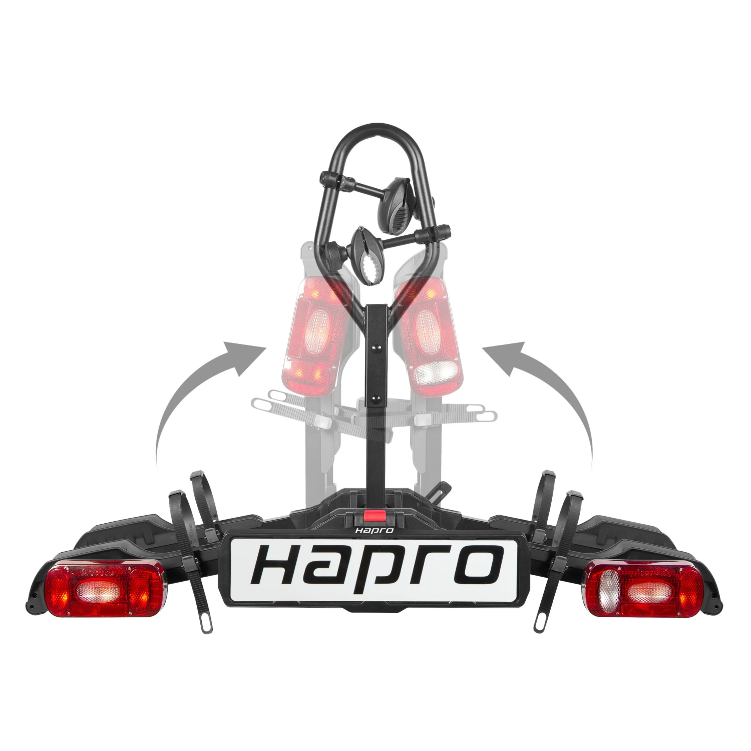 Hapro Atlas SmartFold II, Darstellung der abklappbaren Arme