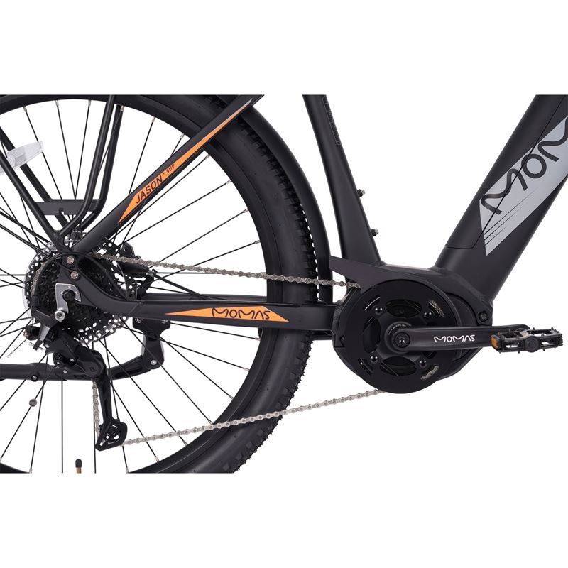 Momas Jason+ SUV 2026 - Black - L (630Wh EN50604 battery, Digiwise display)