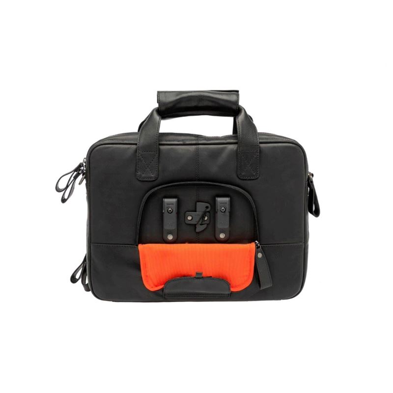 Leather Cali Laptoptasche - Schwarz